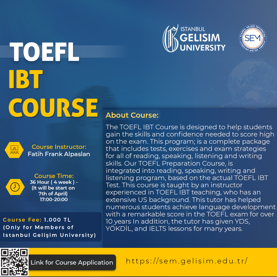 TOEFL IBT COURSE